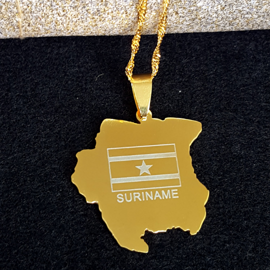 18K Gold Plated Suriname Necklace