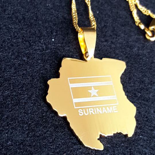 18K Gold Plated Suriname Necklace