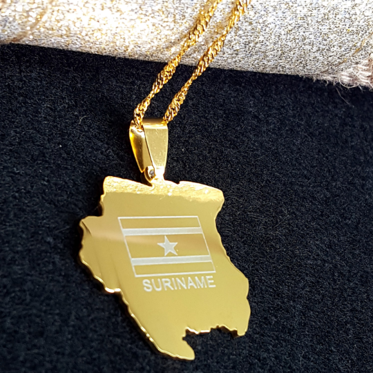 18K Gold Plated Suriname Necklace