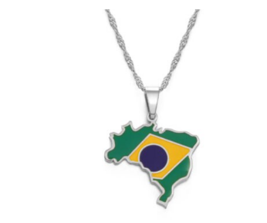 18K Gold Plated Brazil Necklace