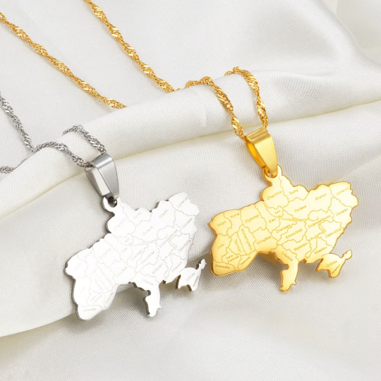 18K Gold Plated Ukraine Necklace