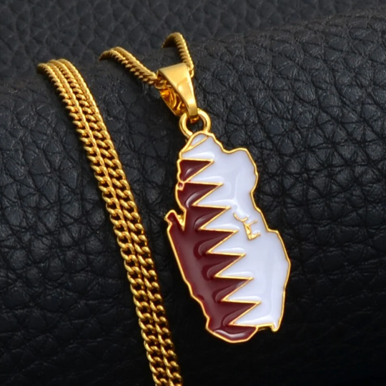 18K Gold Plated Qatar Necklace