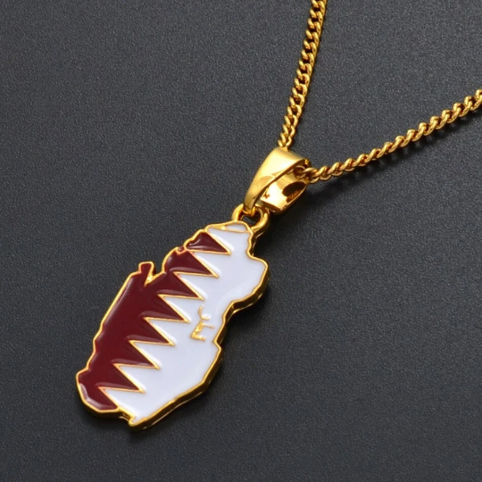 18K Gold Plated Qatar Necklace