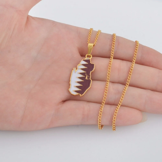 18K Gold Plated Qatar Necklace