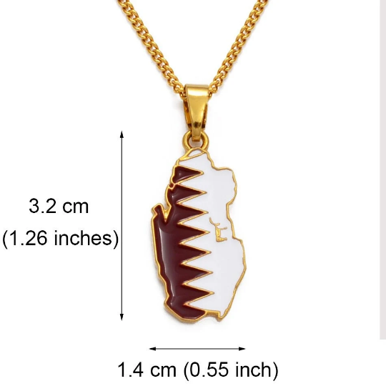 18K Gold Plated Qatar Necklace
