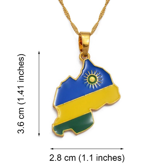 18K Gold Plated Rwanda Necklace