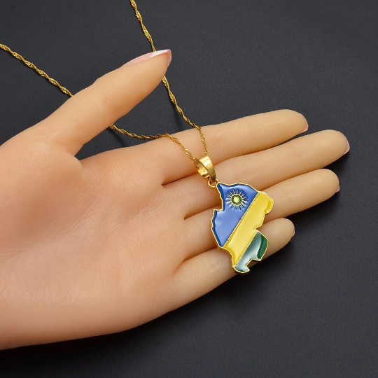 18K Gold Plated Rwanda Necklace