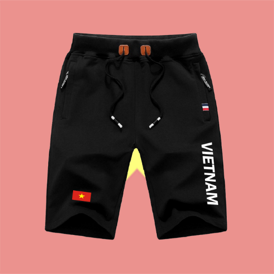 Vietnam Shorts / Vietnam Pants / Vietnam Shorts Flag / Vietnam Jersey / Grey Shorts / Black Shorts / Vietnam Poster / Vietnam Map / Men