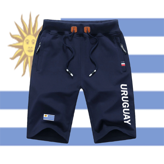 Uruguay Shorts / Uruguay Pants / Uruguay Shorts Flag / Uruguay Jersey / Grey Shorts / Black Shorts / Uruguay Poster / Uruguay Map / Men