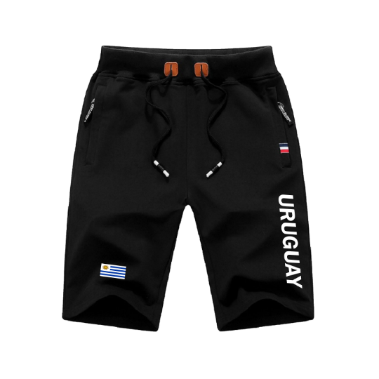 Uruguay Shorts / Uruguay Pants / Uruguay Shorts Flag / Uruguay Jersey / Grey Shorts / Black Shorts / Uruguay Poster / Uruguay Map / Men