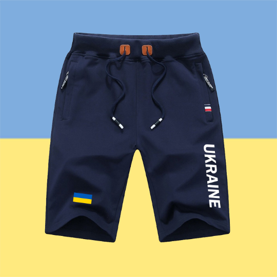 Ukraine Shorts / Ukraine Pants / Ukraine Shorts Flag / Ukraine Jersey / Grey Shorts / Black Shorts / Ukraine Poster / Ukraine Map / Men