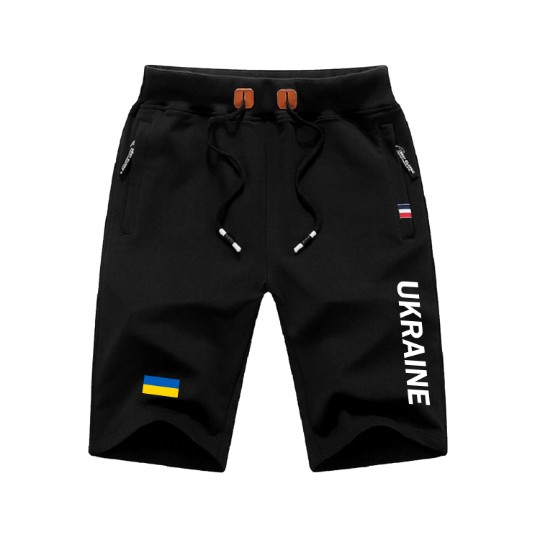 Ukraine Shorts / Ukraine Pants / Ukraine Shorts Flag / Ukraine Jersey / Grey Shorts / Black Shorts / Ukraine Poster / Ukraine Map / Men