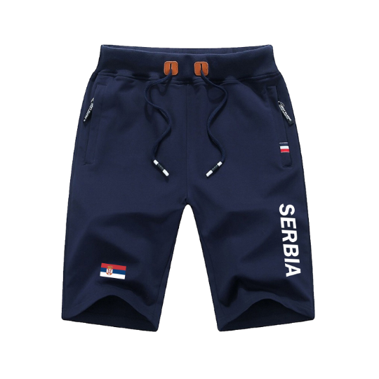 Serbia Shorts / Serbia Pants / Serbia Shorts Flag / Serbia Jersey / Grey Shorts / Black Shorts / Serbia Poster / Serbia Map / Men Women