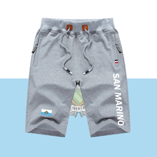 San Marino Shorts / San Marino Pants / San Marino Shorts Flag / San Marino Jersey / Grey Shorts / Black Shorts / San Marino Poster