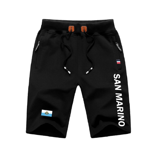 San Marino Shorts / San Marino Pants / San Marino Shorts Flag / San Marino Jersey / Grey Shorts / Black Shorts / San Marino Poster