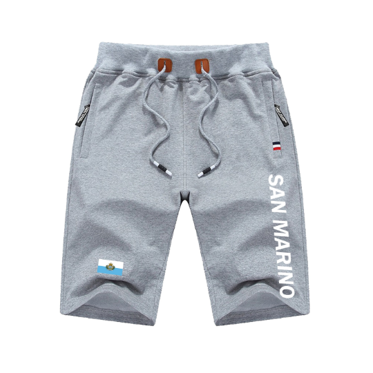 San Marino Shorts / San Marino Pants / San Marino Shorts Flag / San Marino Jersey / Grey Shorts / Black Shorts / San Marino Poster