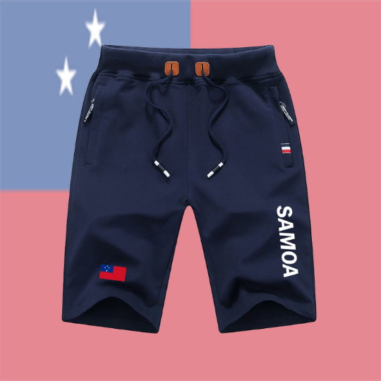 Samoa Shorts / Samoa Pants / Samoa Shorts Flag / Samoa Jersey / Grey Shorts / Black Shorts / Samoa Poster / Samoa Map / Men Women