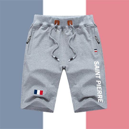 Saint Pierre Shorts / Saint Pierre Pants / Saint Pierre Shorts Flag / Saint Pierre Jersey / Grey Shorts / Black Shorts / Saint Pierre Poster