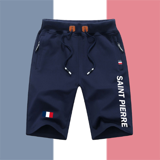 Saint Pierre Shorts / Saint Pierre Pants / Saint Pierre Shorts Flag / Saint Pierre Jersey / Grey Shorts / Black Shorts / Saint Pierre Poster