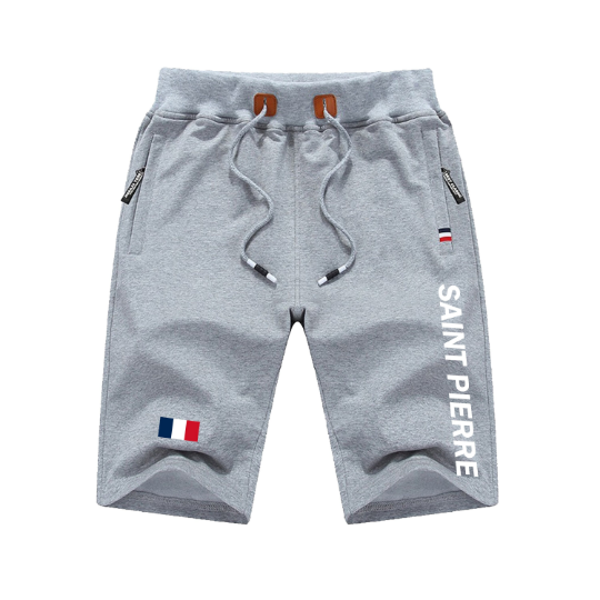 Saint Pierre Shorts / Saint Pierre Pants / Saint Pierre Shorts Flag / Saint Pierre Jersey / Grey Shorts / Black Shorts / Saint Pierre Poster