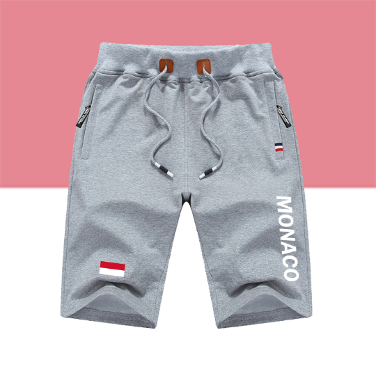 Monaco Shorts / Monaco Pants / Monaco Shorts Flag / Monaco Jersey / Grey Shorts / Black Shorts / Monaco Poster / Monaco Map / Men Women