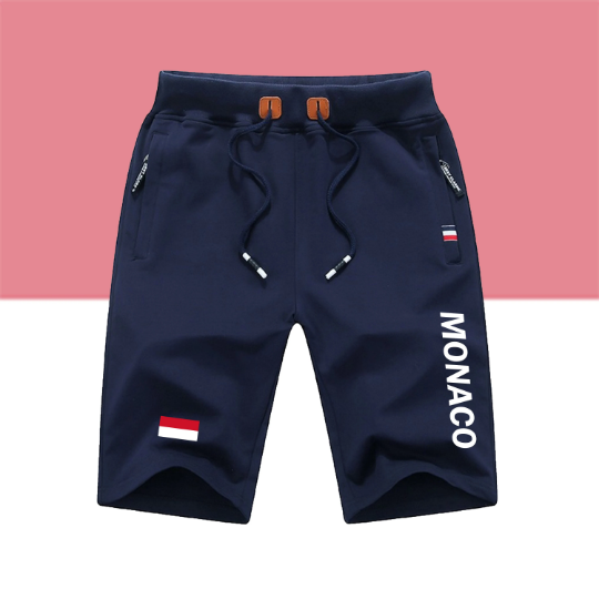 Monaco Shorts / Monaco Pants / Monaco Shorts Flag / Monaco Jersey / Grey Shorts / Black Shorts / Monaco Poster / Monaco Map / Men Women