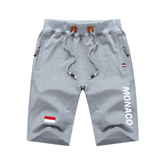 Monaco Shorts / Monaco Pants / Monaco Shorts Flag / Monaco Jersey / Grey Shorts / Black Shorts / Monaco Poster / Monaco Map / Men Women