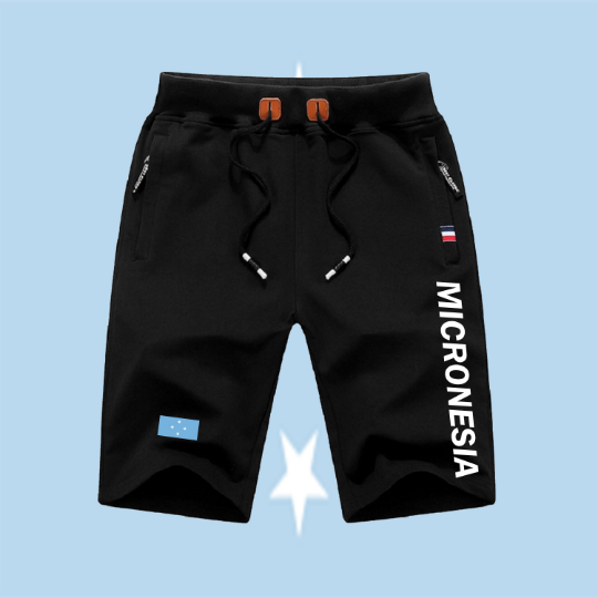 Micronesia Shorts / Micronesia Pants / Micronesia Shorts Flag / Micronesia Jersey / Grey Shorts / Black Shorts / Micronesia Poster