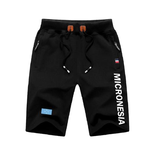 Micronesia Shorts / Micronesia Pants / Micronesia Shorts Flag / Micronesia Jersey / Grey Shorts / Black Shorts / Micronesia Poster