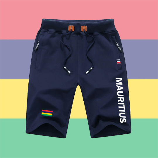 Mauritius Shorts / Mauritius Pants / Mauritius Shorts Flag / Mauritius Jersey / Grey Shorts / Black Shorts / Mauritius Poster / Mauritius