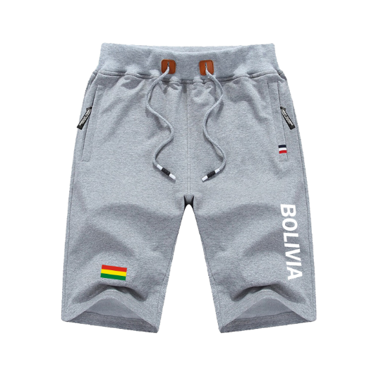 Bolivia Shorts / Bolivia Pants / Bolivia Shorts Flag / Bolivia Jersey / Grey Shorts / Black Shorts / Bolivia Poster / Bolivia Map