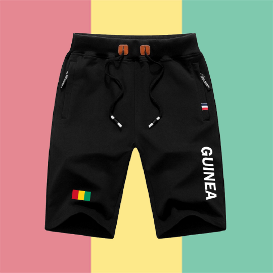 Guinea Shorts / Guinea Pants / Guinea Shorts Flag / Guinea Jersey / Grey Shorts / Black Shorts / Guinea Poster / Guinea Map / Men Women