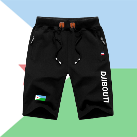 Djibouti Shorts / Djibouti Pants / Djibouti Shorts Flag / Djibouti Jersey / Grey Shorts / Black Shorts / Djibouti Poster / Djibouti Map