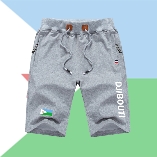 Djibouti Shorts / Djibouti Pants / Djibouti Shorts Flag / Djibouti Jersey / Grey Shorts / Black Shorts / Djibouti Poster / Djibouti Map