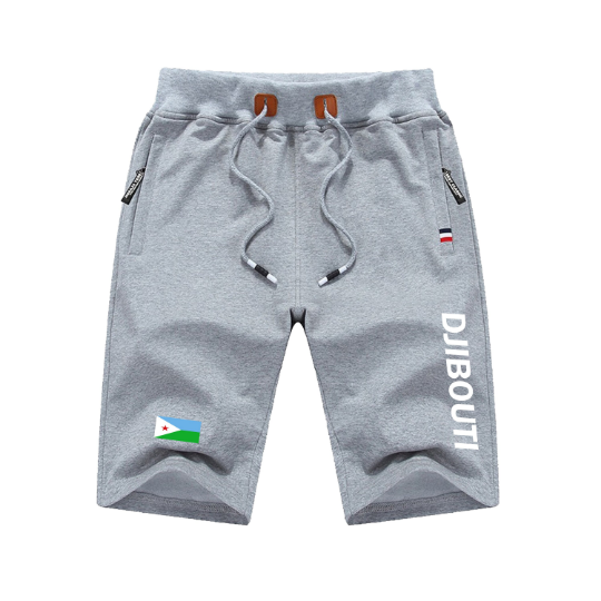 Djibouti Shorts / Djibouti Pants / Djibouti Shorts Flag / Djibouti Jersey / Grey Shorts / Black Shorts / Djibouti Poster / Djibouti Map