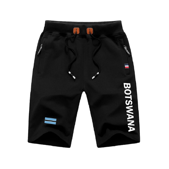 Botswana Shorts / Botswana Pants / Botswana Shorts Flag / Botswana Jersey / Grey Shorts / Black Shorts / Botswana Poster / Botswana Map