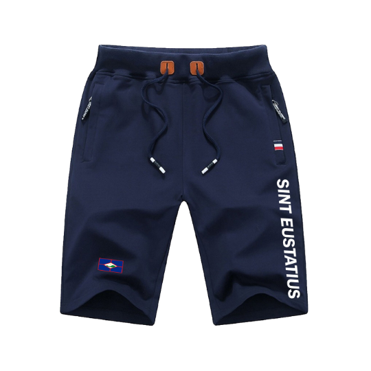 Sint Eustatius Shorts / Sint Eustatius Pants / Sint Eustatius Shorts Flag / Sint Eustatius Jersey / Grey Shorts / Black Shorts