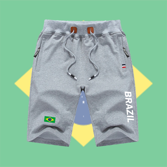 Brazil Shorts / Brazil Pants / Brazil Shorts Flag / Brazil Jersey / Grey Shorts / Black Shorts / Brazil Poster / Brazil Map / Men Women