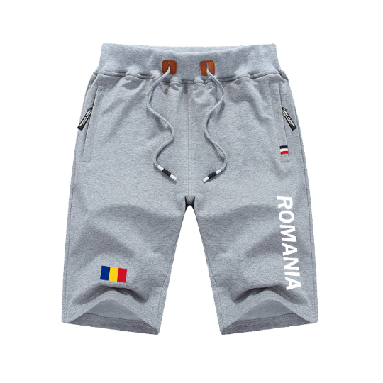 Romania Shorts / Romania Pants / Romania Shorts Flag / Romania Jersey / Grey Shorts / Black Shorts / Romania Poster / Romania Map / Men