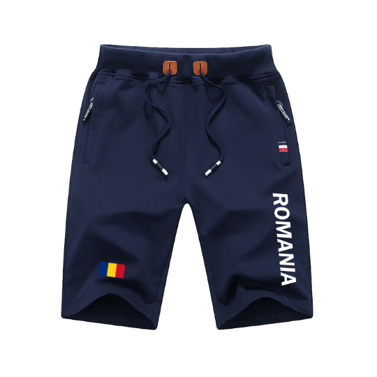 Romania Shorts / Romania Pants / Romania Shorts Flag / Romania Jersey / Grey Shorts / Black Shorts / Romania Poster / Romania Map / Men