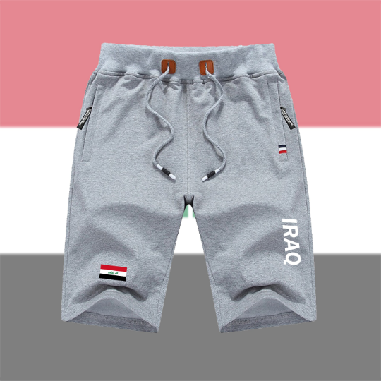 Iraq Shorts / Iraq Pants / Iraq Shorts Flag / Iraq Jersey / Grey Shorts / Black Shorts / Iraq Poster / Iraq Map / Men Women