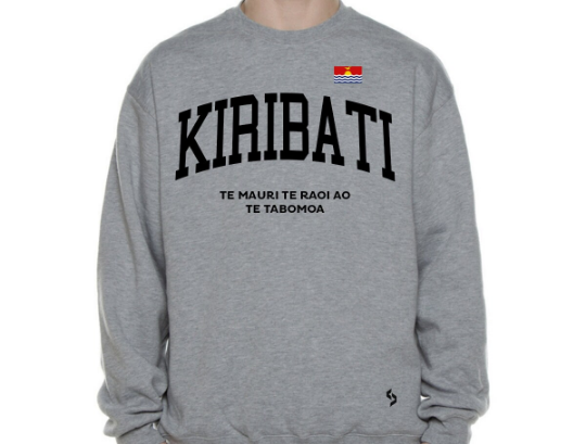 Kiribati Sweatshirts / Kiribati Shirt / Kiribati Sweat Pants Map / Kiribati Jersey / Grey Sweatshirts / Black Sweatshirts / Kiribati Poster