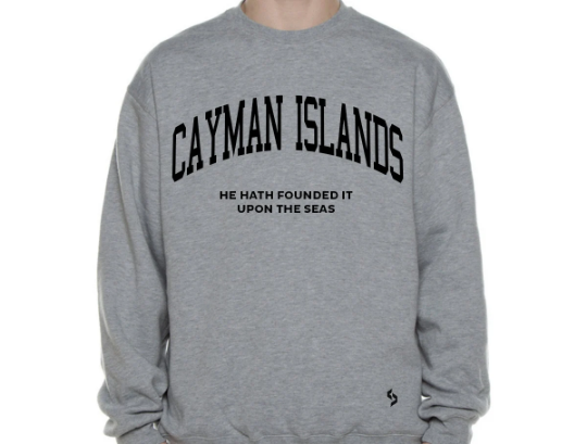 Cayman Islands Sweatshirts / Cayman Islands Shirt / Cayman Islands Sweat Pants Map / Cayman Islands Jersey / Grey Sweatshirts / Sweatshirts