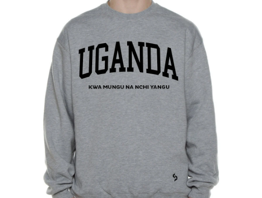 Uganda Sweatshirts / Uganda Shirt / Uganda Sweat Pants Map / Uganda Jersey / Grey Sweatshirts / Black Sweatshirts / Uganda Poster