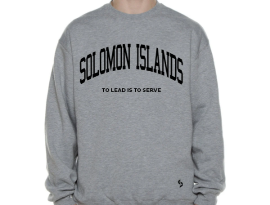 Solomon Islands Sweatshirts / Solomon Islands Shirt / Solomon Islands Sweat Pants Map / Solomon Islands Jersey / Grey Sweatshirts