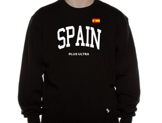 Spain Sweatshirts / Spain Shirt / Spain Sweat Pants Map / Spain Jersey / Grey Sweatshirts / Black Sweatshirts / Spain Poster