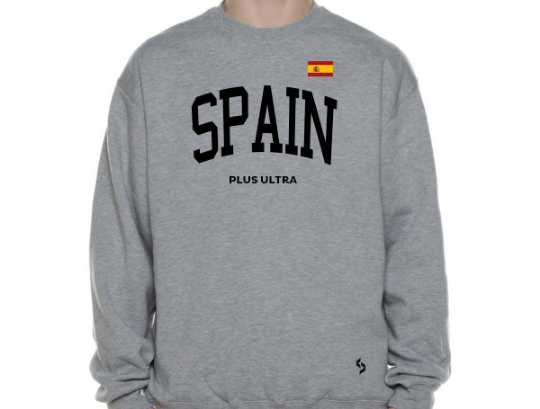 Spain Sweatshirts / Spain Shirt / Spain Sweat Pants Map / Spain Jersey / Grey Sweatshirts / Black Sweatshirts / Spain Poster