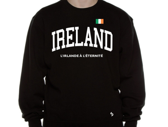 Ireland Sweatshirts / Ireland Shirt / Ireland Sweat Pants Map / Ireland Jersey / Grey Sweatshirts / Black Sweatshirts / Ireland Poster