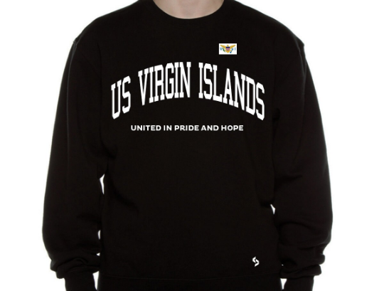 Virgin Islands Sweatshirts / Virgin Islands Shirt / Virgin Islands Sweat Pants Map / Virgin Islands Jersey / Grey Sweatshirts / Sweatshirts