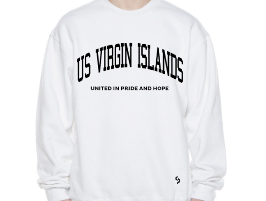 Virgin Islands Sweatshirts / Virgin Islands Shirt / Virgin Islands Sweat Pants Map / Virgin Islands Jersey / Grey Sweatshirts / Sweatshirts